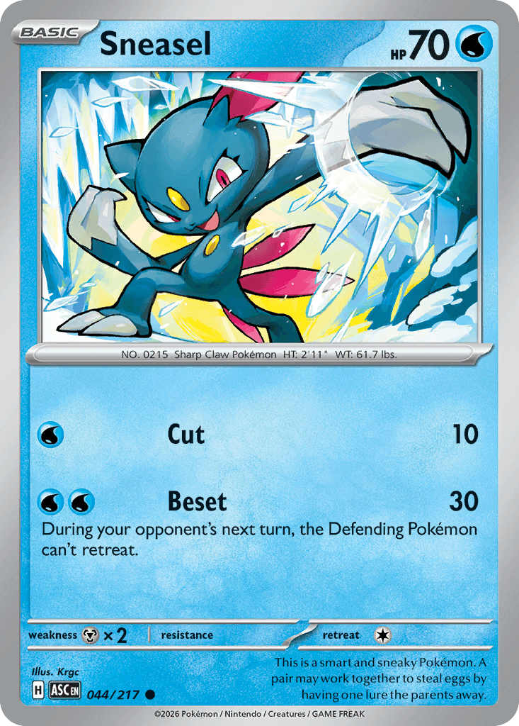 Sneasel Ascended Heroes