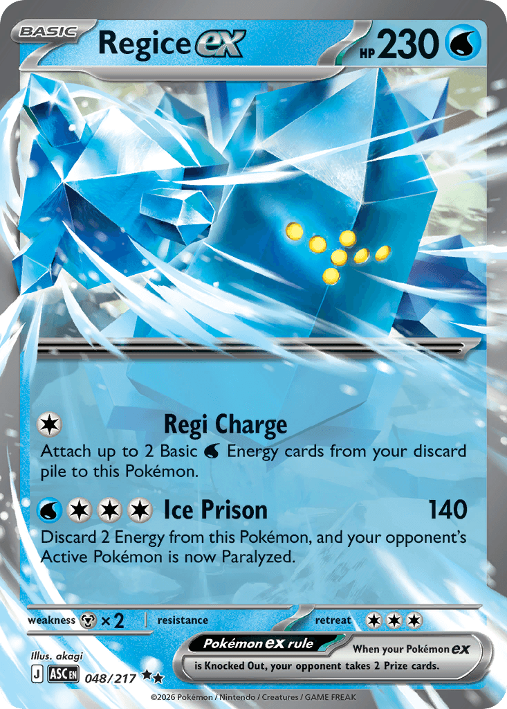 Regice ex Ascended Heroes