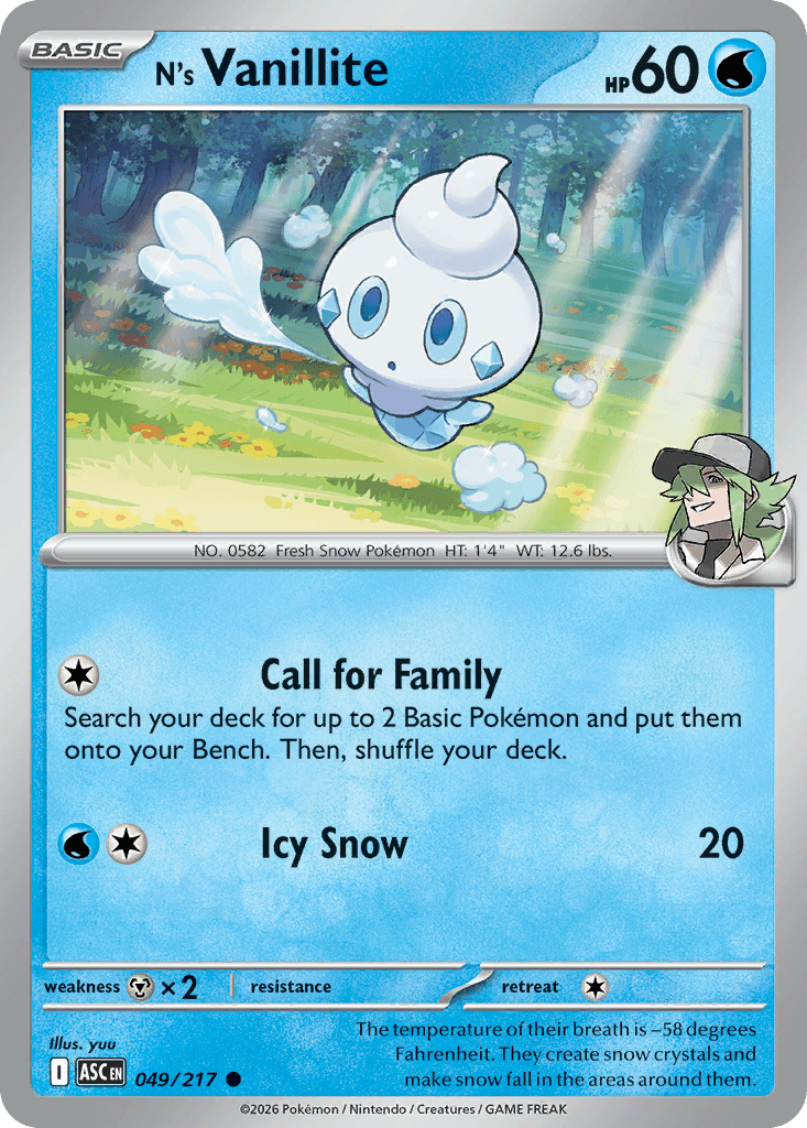 N's Vanillite Ascended Heroes