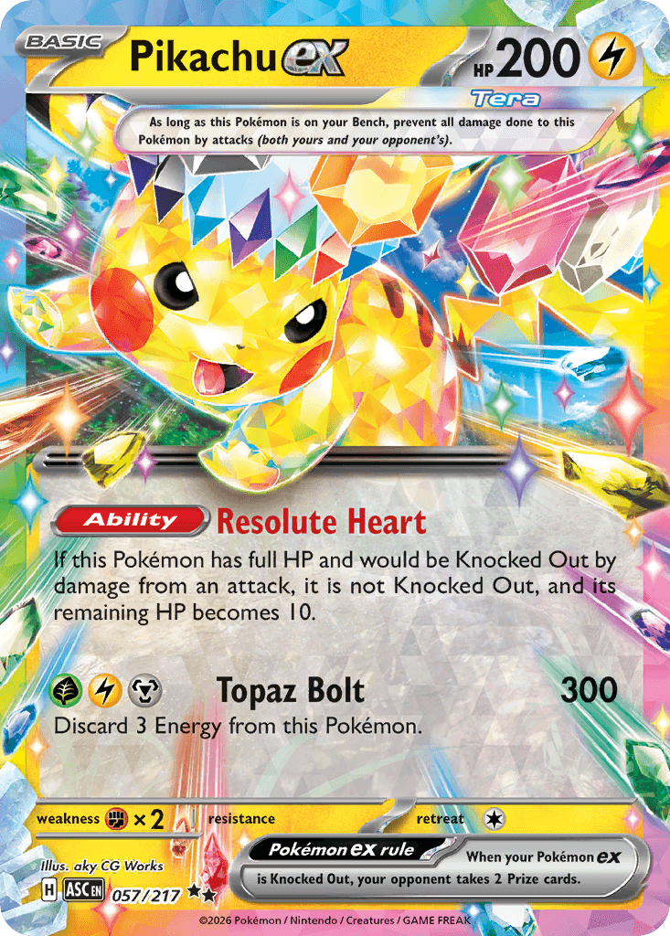 Pikachu ex Ascended Heroes