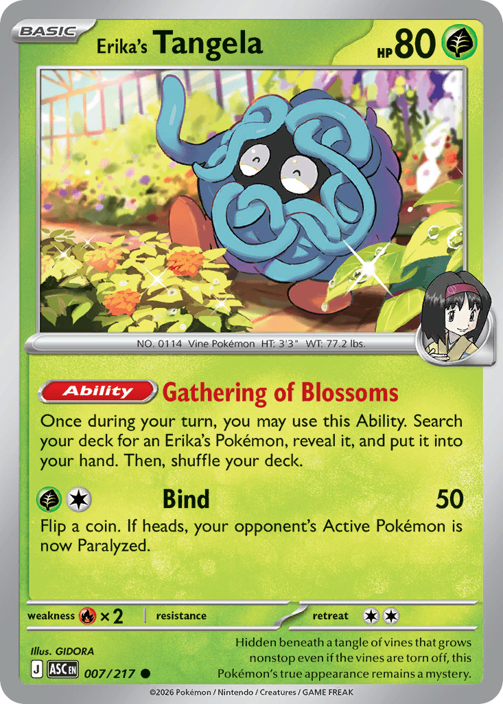 Erika's Tangela Ascended Heroes