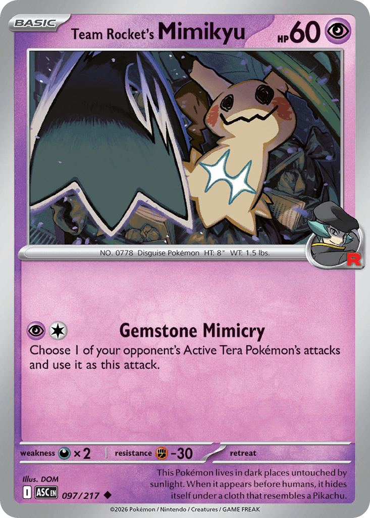 Team Rocket's Mimikyu Ascended Heroes