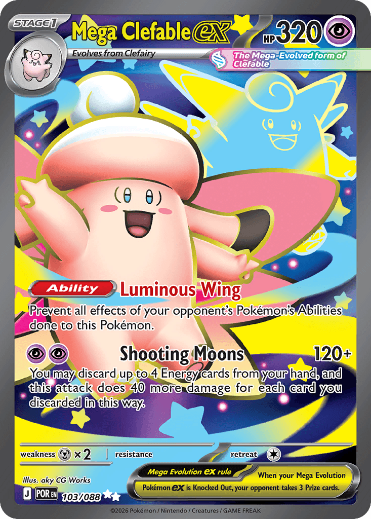 Mega Clefable ex Perfect Order