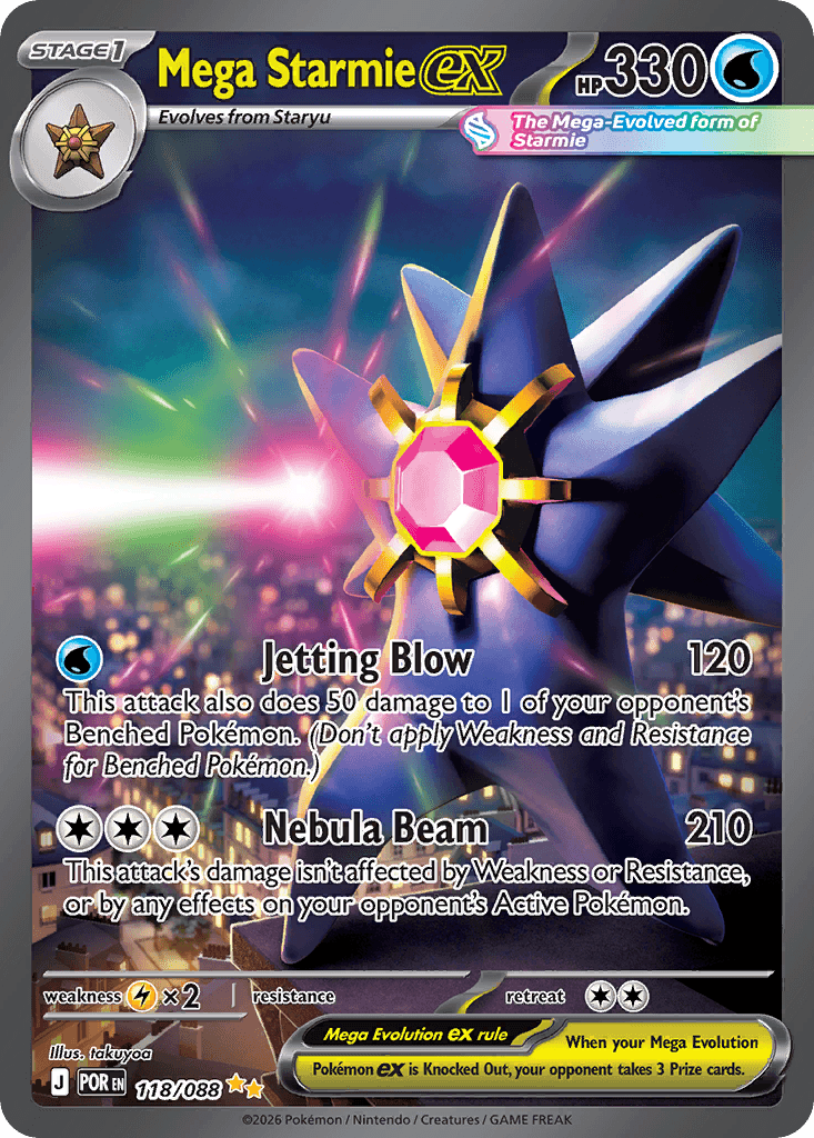 Mega Starmie ex Perfect Order
