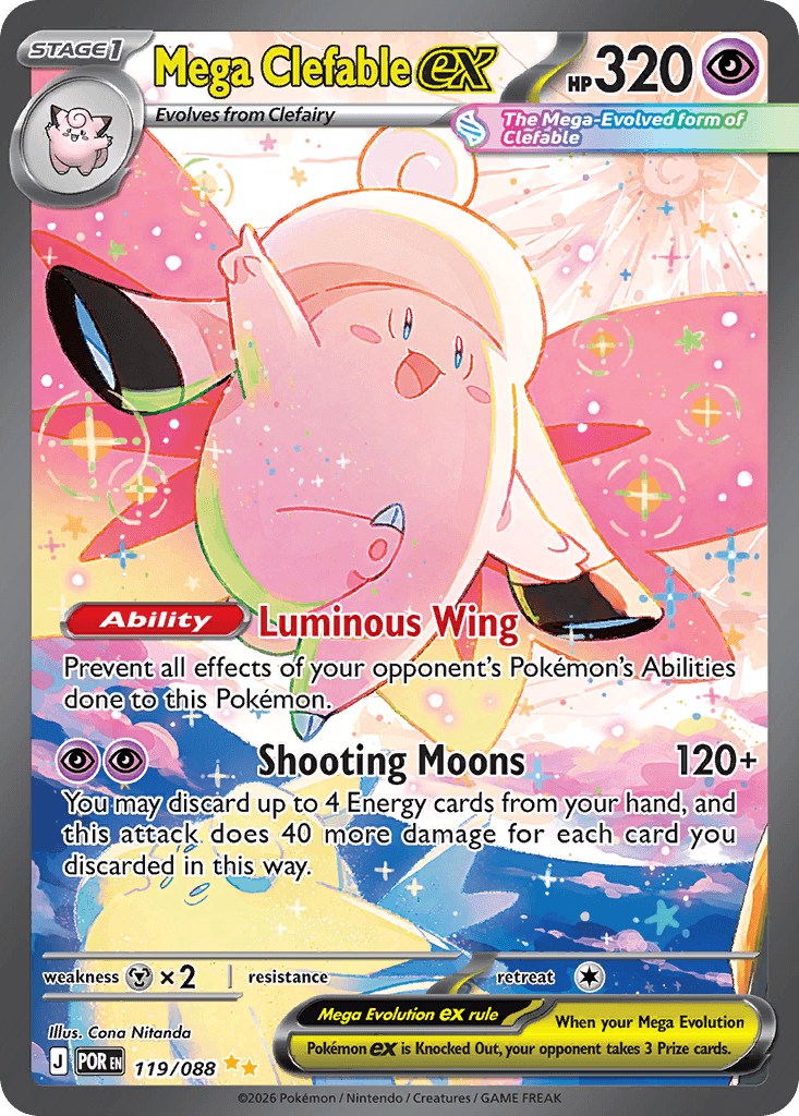 Mega Clefable ex Perfect Order