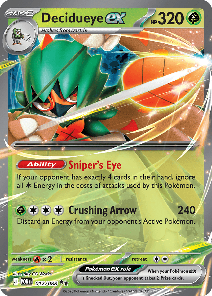 Decidueye ex Perfect Order