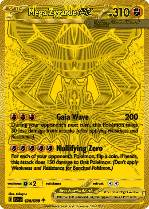 Mega Zygarde ex Perfect Order