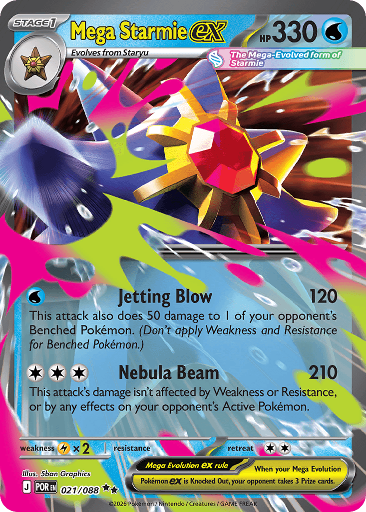 Mega Starmie ex Perfect Order