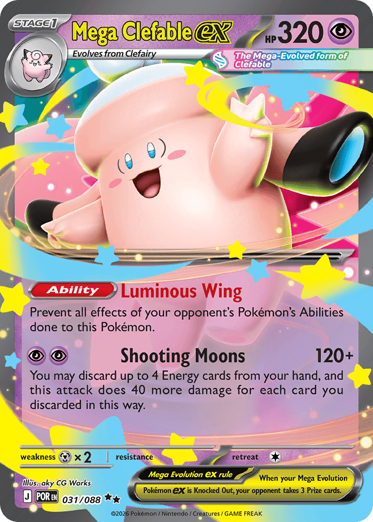 Mega Clefable ex Perfect Order