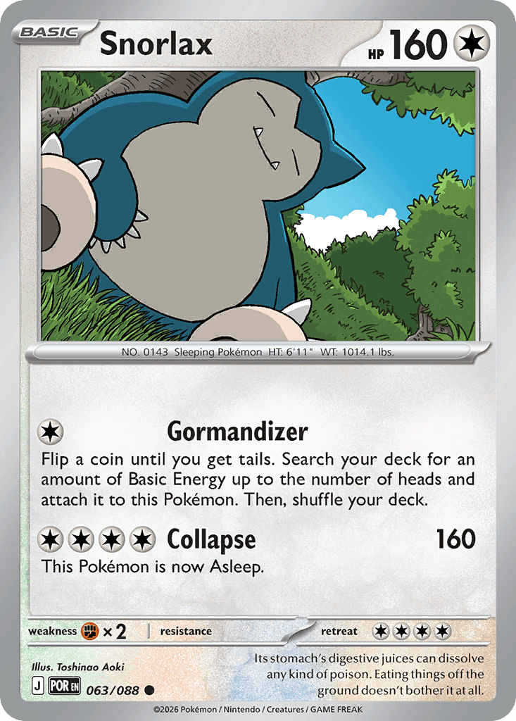 Snorlax Perfect Order
