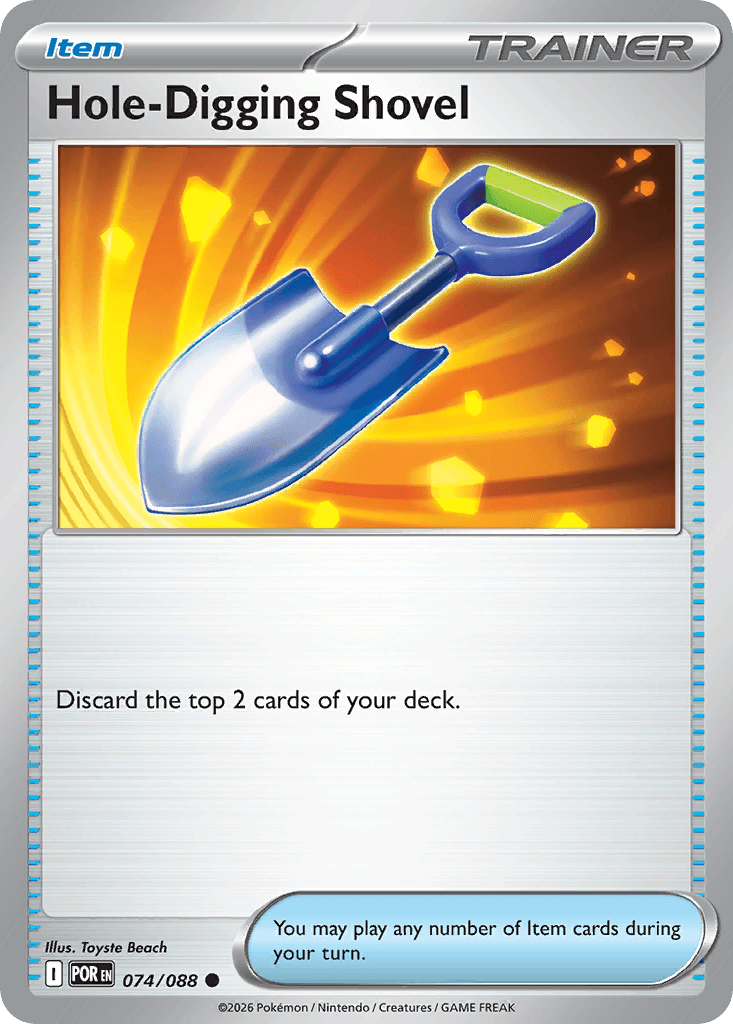 Hole-Digging Shovel Perfect Order