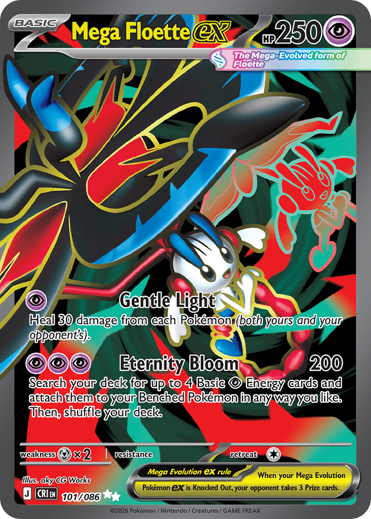 Mega Floette ex Chaos Rising