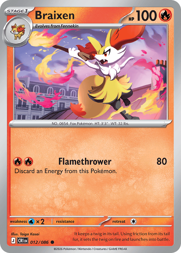 Braixen Chaos Rising