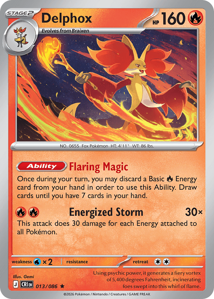 Delphox Chaos Rising
