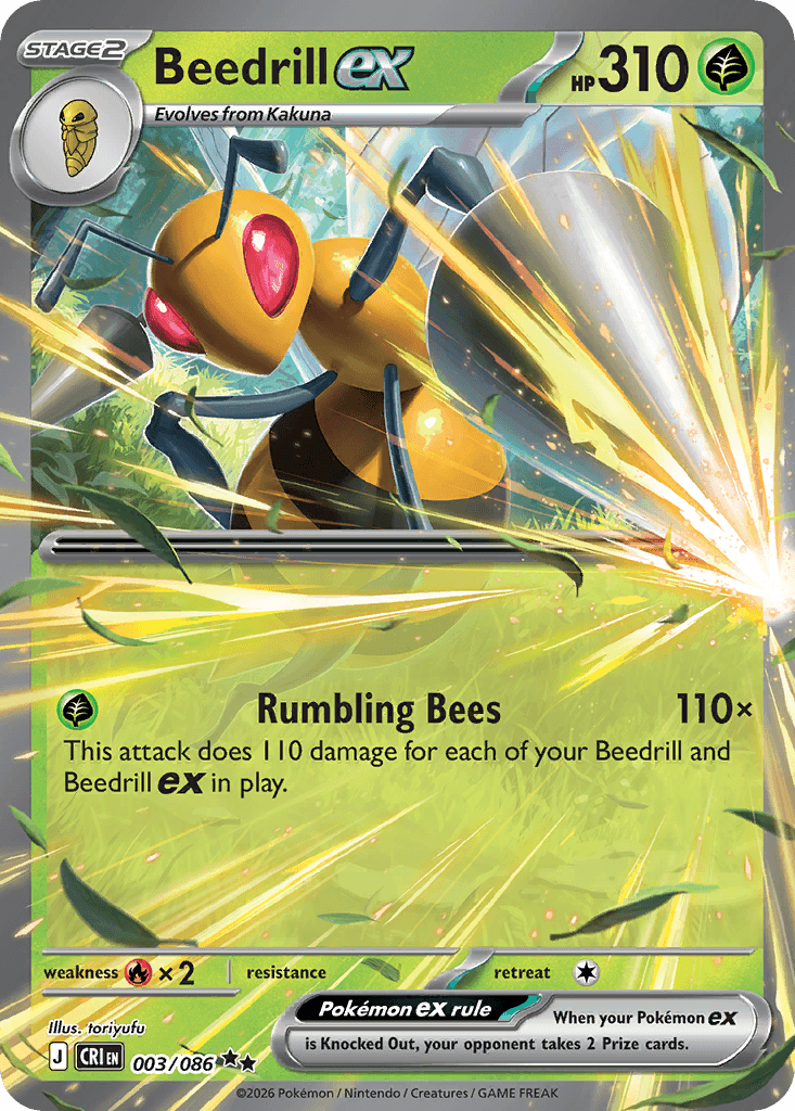 Beedrill ex Chaos Rising