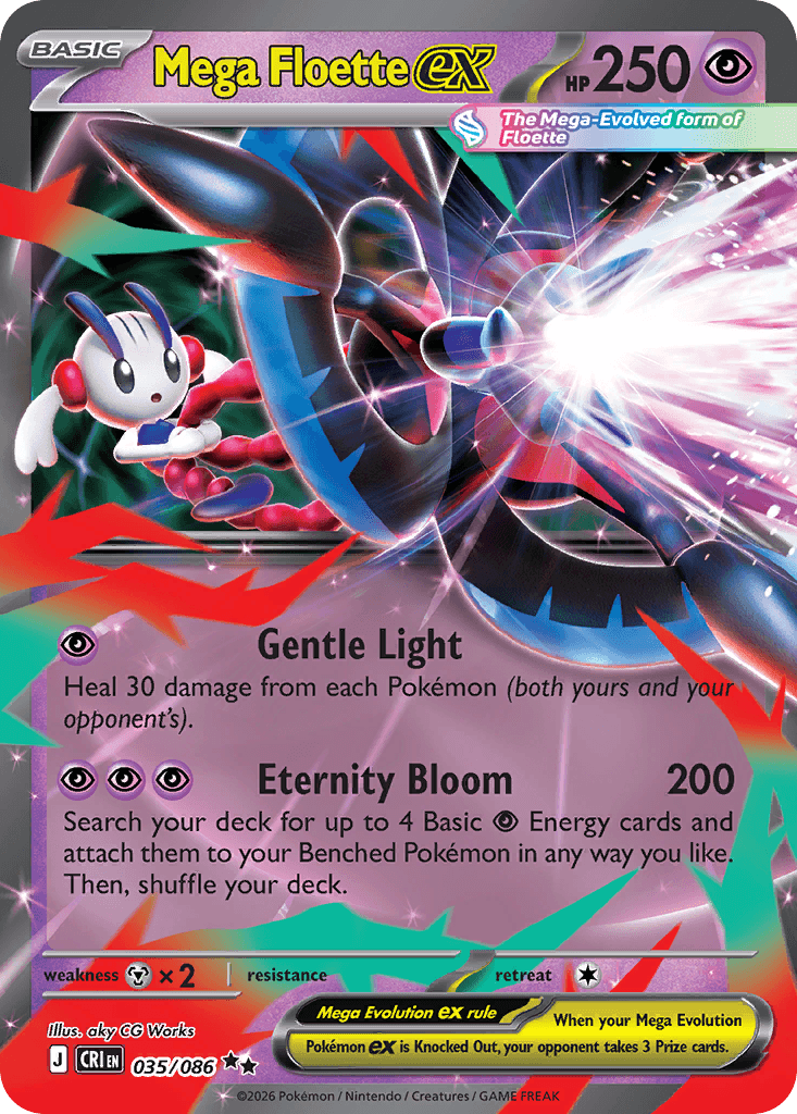 Mega Floette ex Chaos Rising