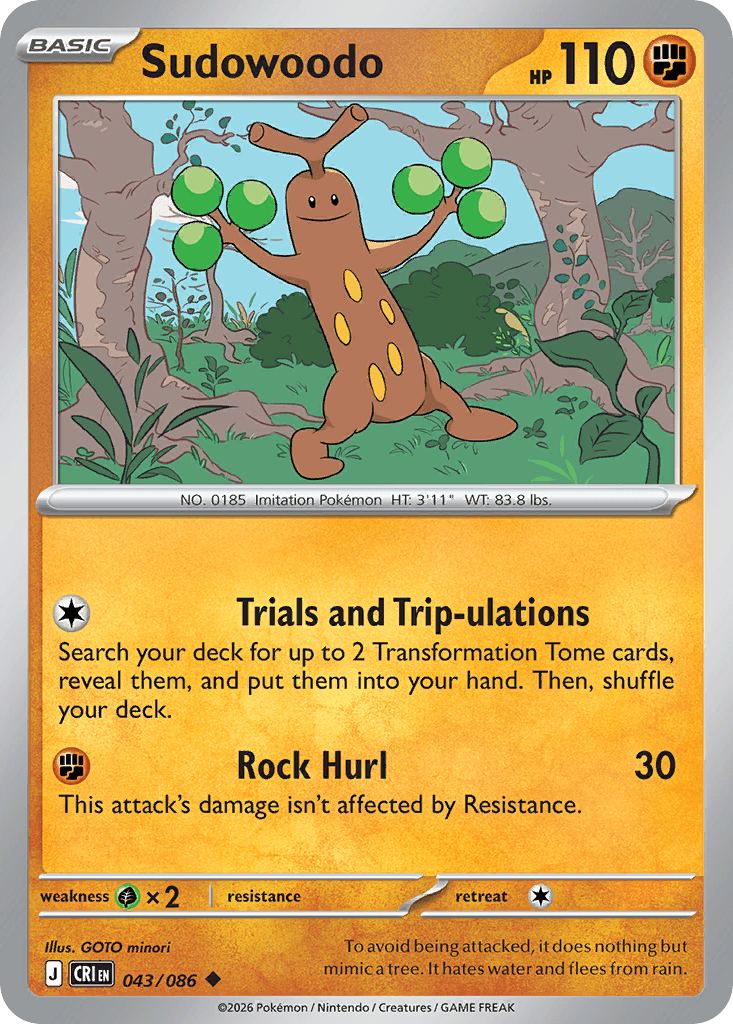 Sudowoodo Chaos Rising