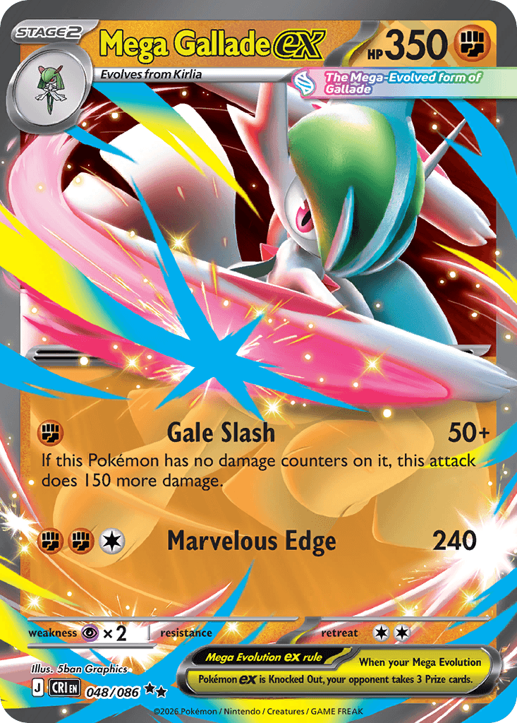 Mega Gallade ex Chaos Rising