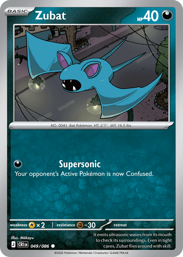 Zubat Chaos Rising