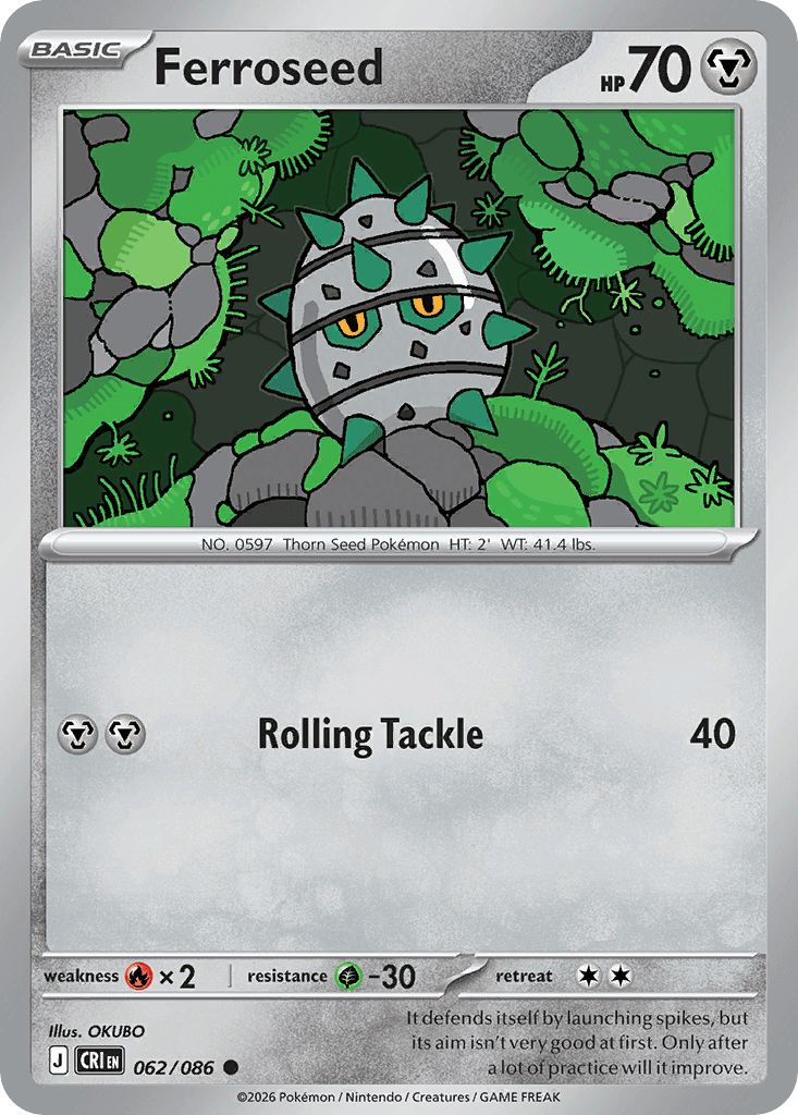 Ferroseed Chaos Rising