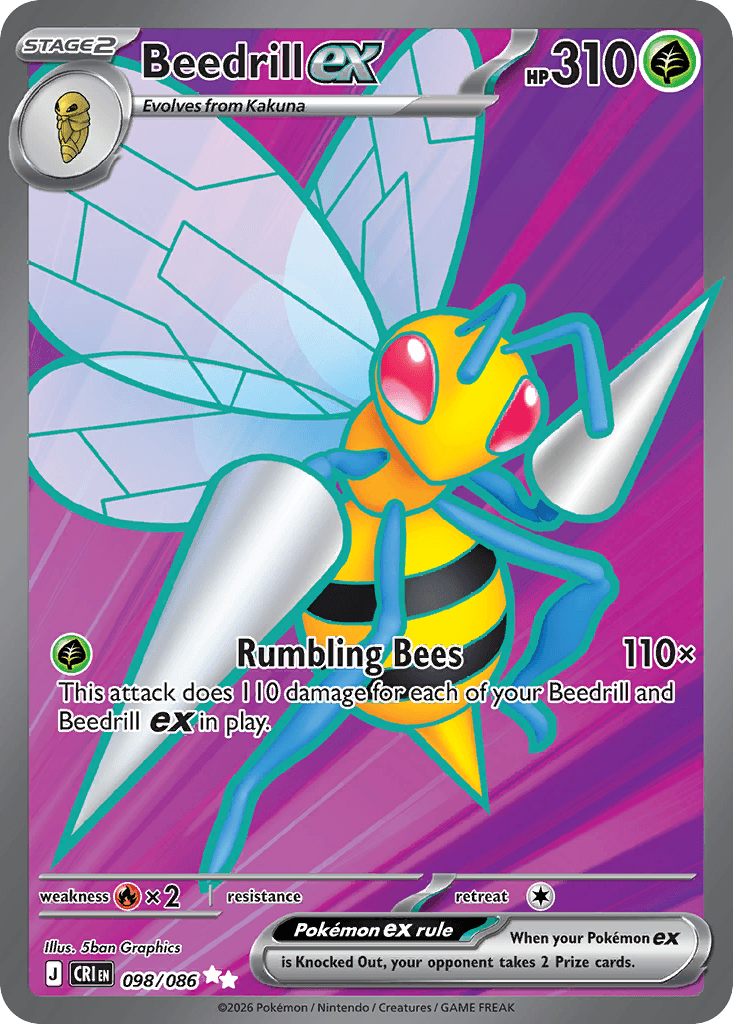 Beedrill ex Chaos Rising