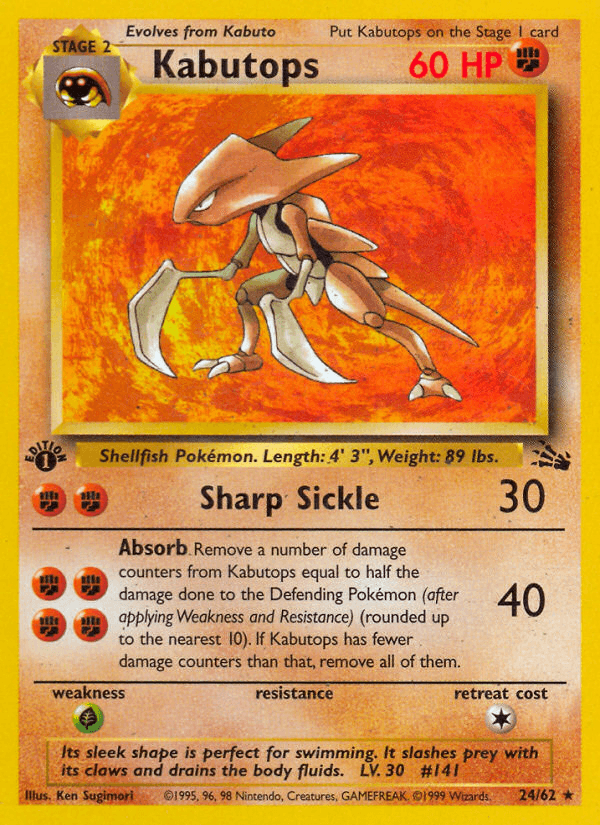 Kabutops Fossil