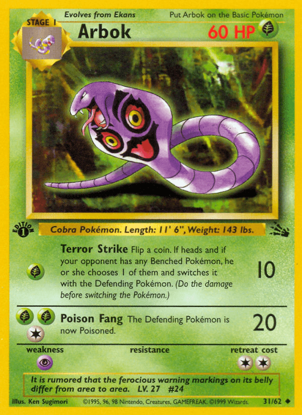 Arbok Fossil