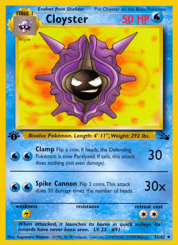 Cloyster Fossil