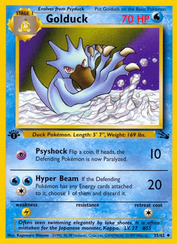 Golduck Fossil