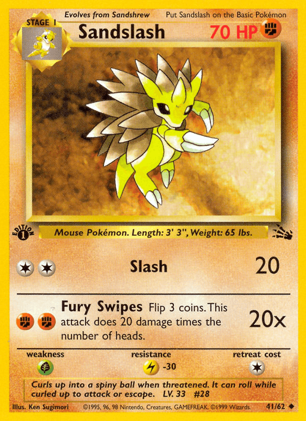 Sandslash Fossil