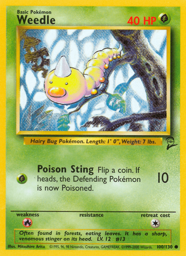 Weedle Base Set 2