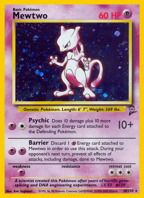 Mewtwo Base Set 2