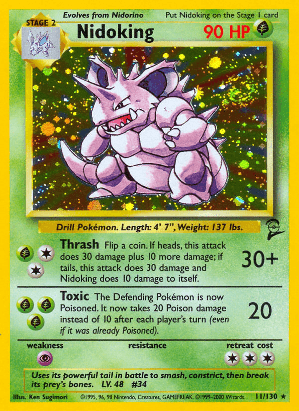 Nidoking Base Set 2