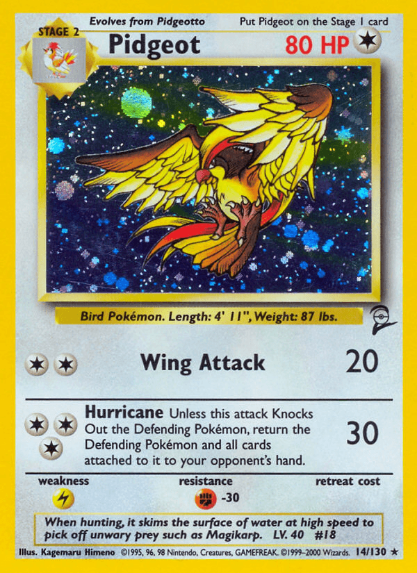 Pidgeot Base Set 2