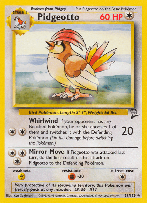 Pidgeotto Base Set 2