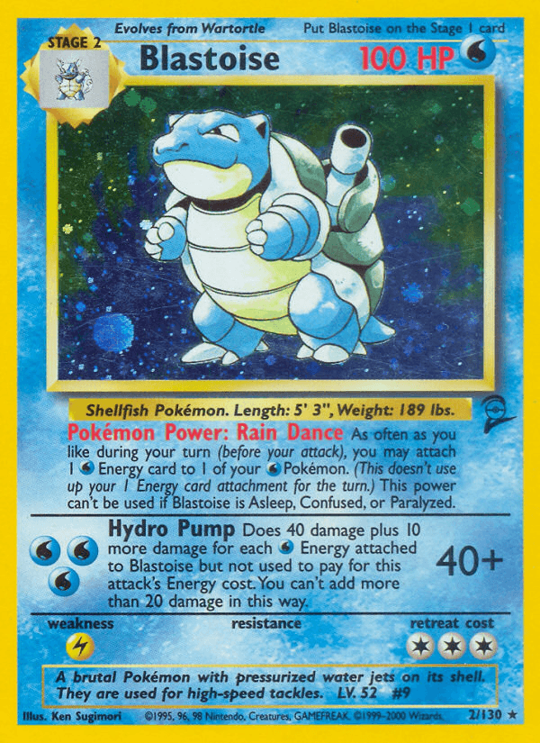 Blastoise Base Set 2