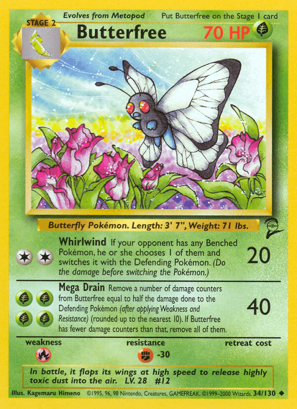 Butterfree Base Set 2
