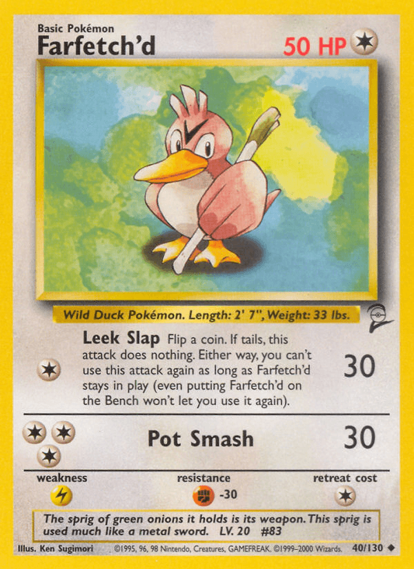 Farfetch'd Base Set 2