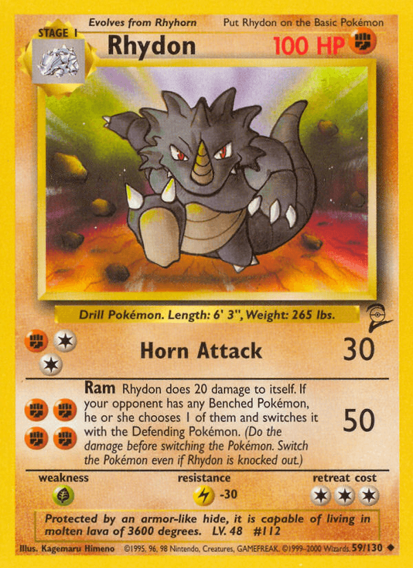 Rhydon Base Set 2