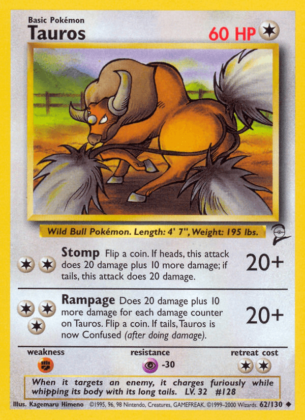 Tauros Base Set 2