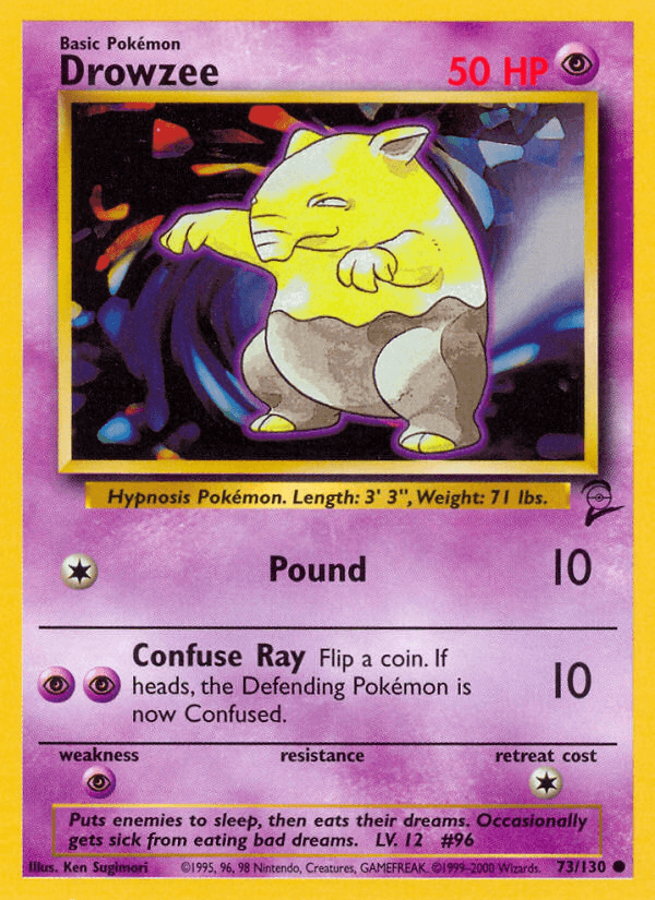 Drowzee Base Set 2