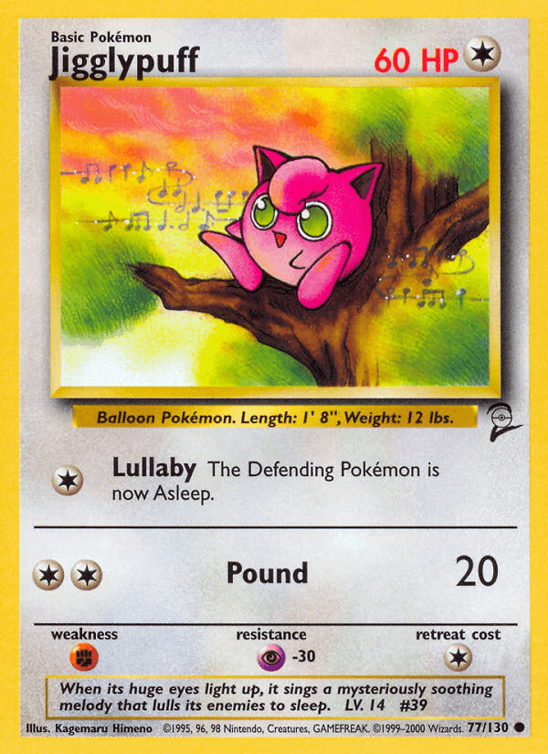 Jigglypuff Base Set 2