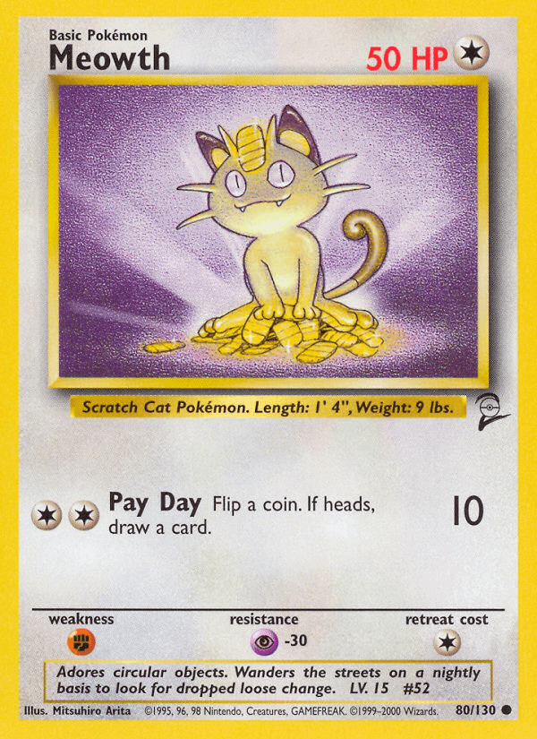 Meowth Base Set 2