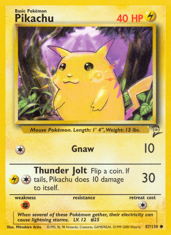 Pikachu Base Set 2