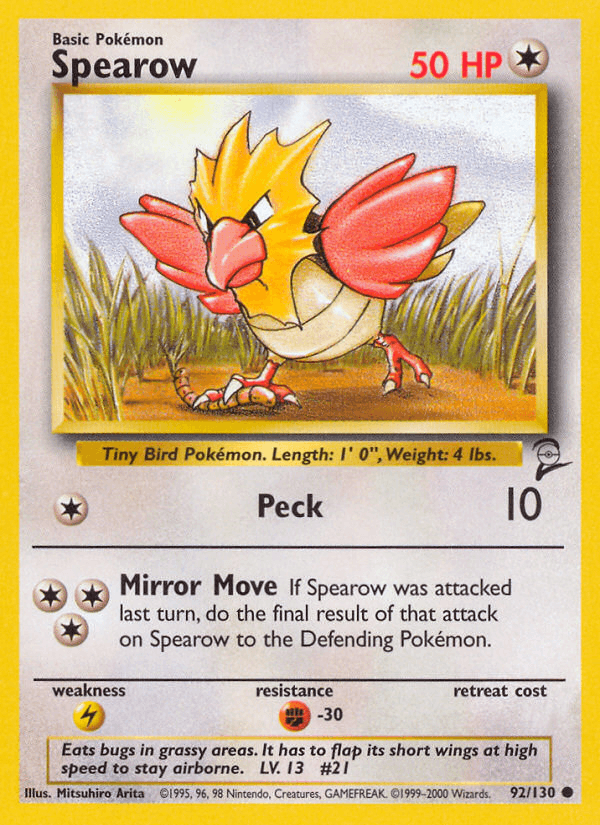 Spearow Base Set 2