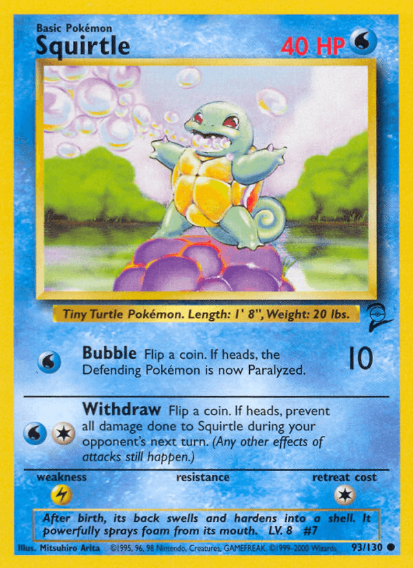 Squirtle Base Set 2