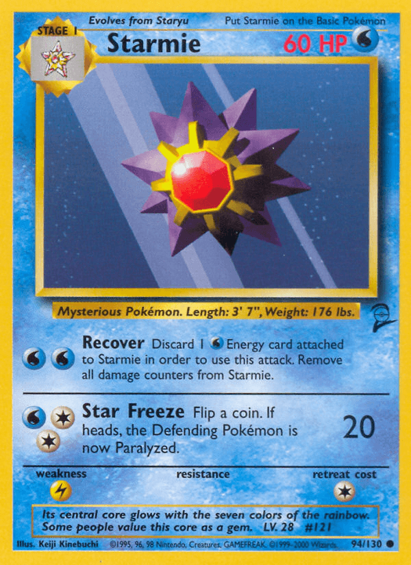 Starmie Base Set 2