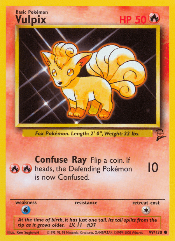 Vulpix Base Set 2