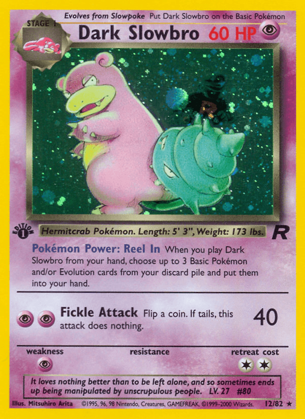 Dark Slowbro Team Rocket