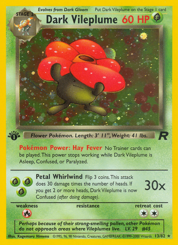 Dark Vileplume Team Rocket